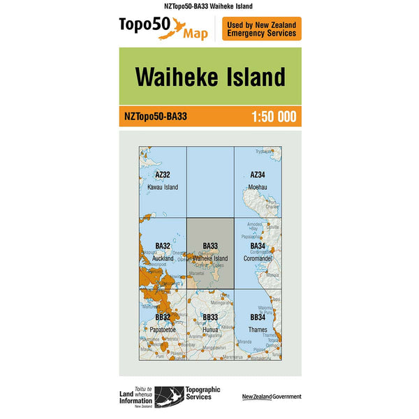 Topo50 BA33 Waiheke Island