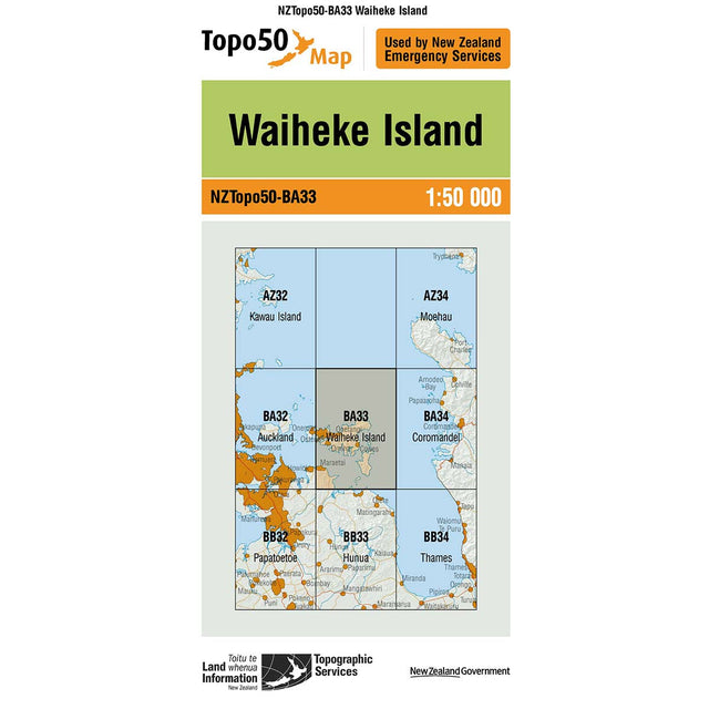Topo50 BA33 Waiheke Island