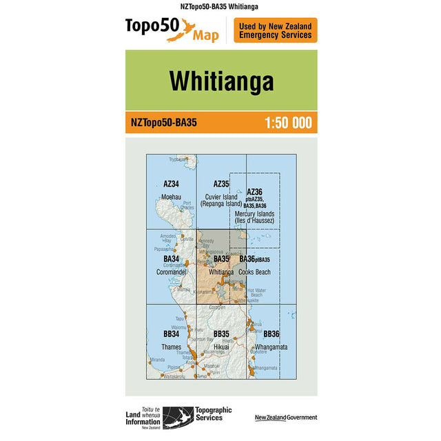 Topo50 BA35 Whitianga