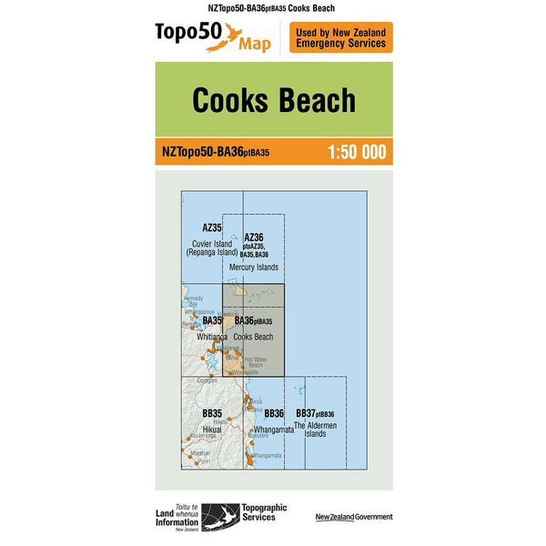 Topo50 BA36 Cooks Beach
