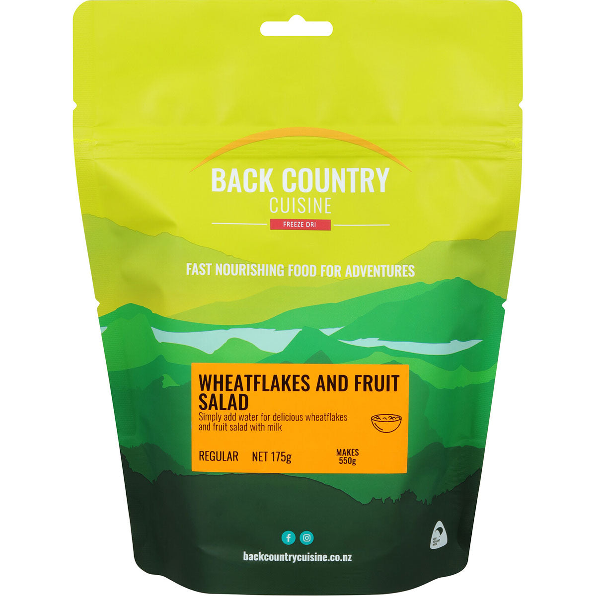 Wheatflakes and Fruit Salad