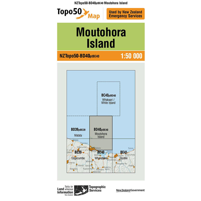 Topo50 BD40 Moutohora Island