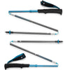 Distance Carbon Z Trekking/Running Poles (Pair)