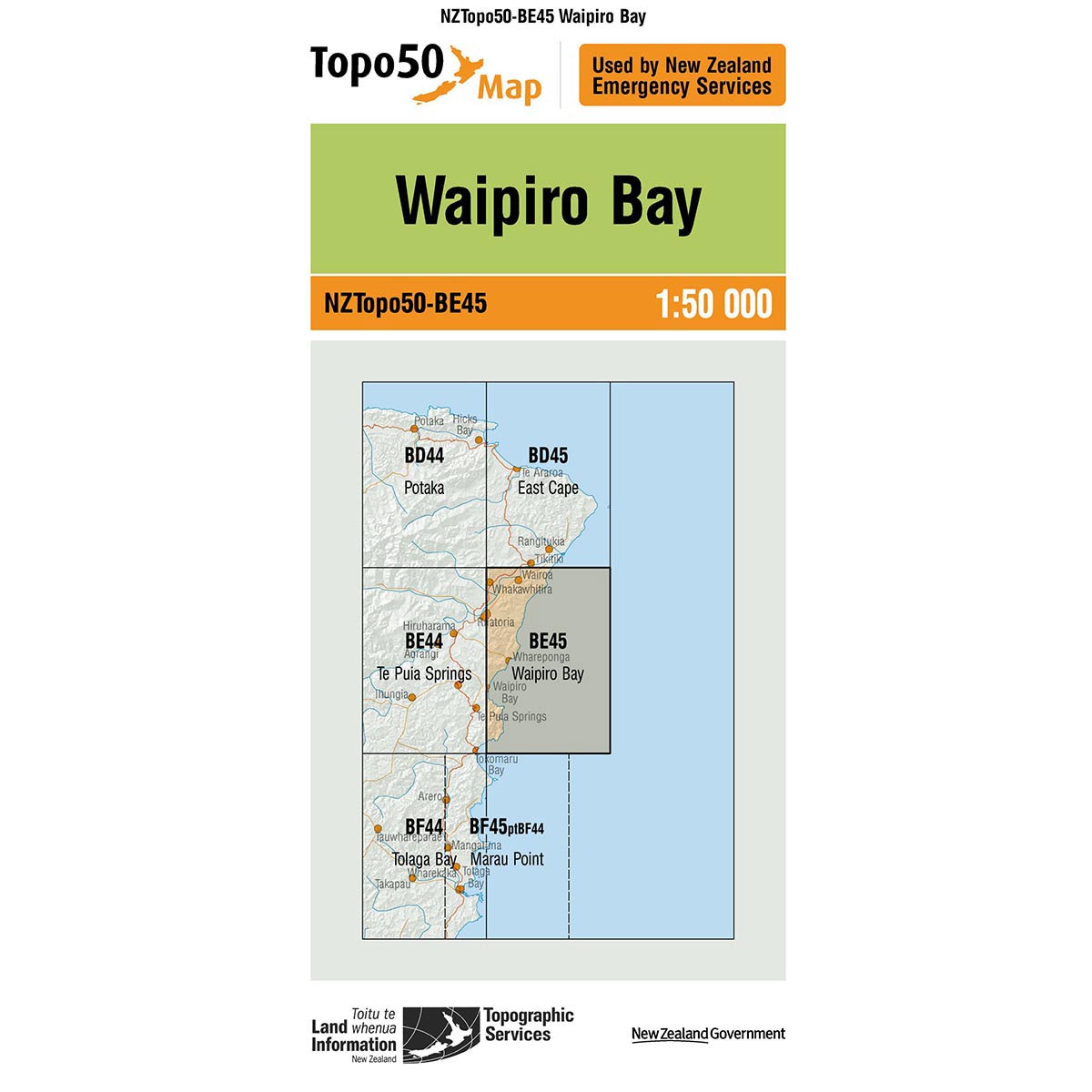 Topo50 BE45 Waipiro Bay
