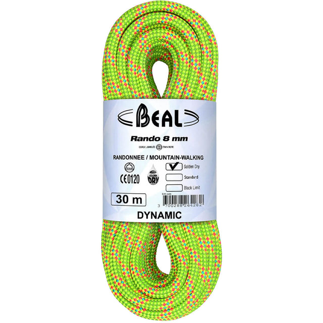 Rando Golden Dry Walking Rope 8mm x 48m