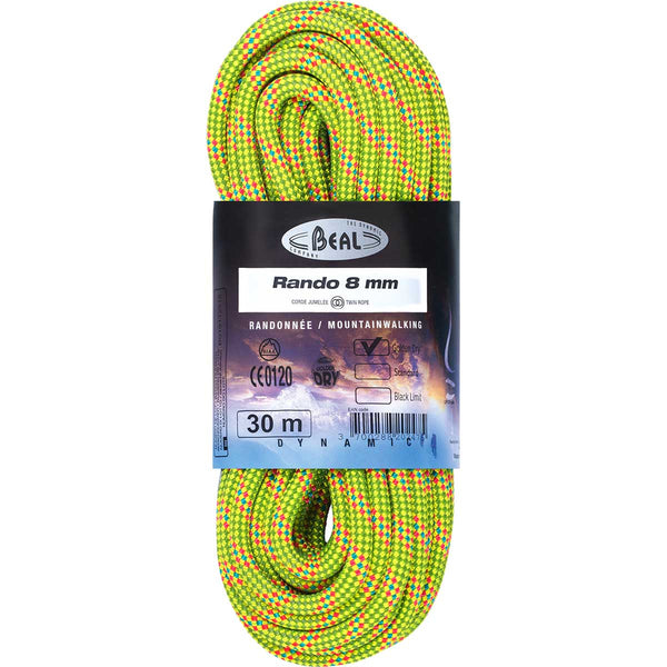 Rando Golden Dry Walking Rope 8mm x 30m