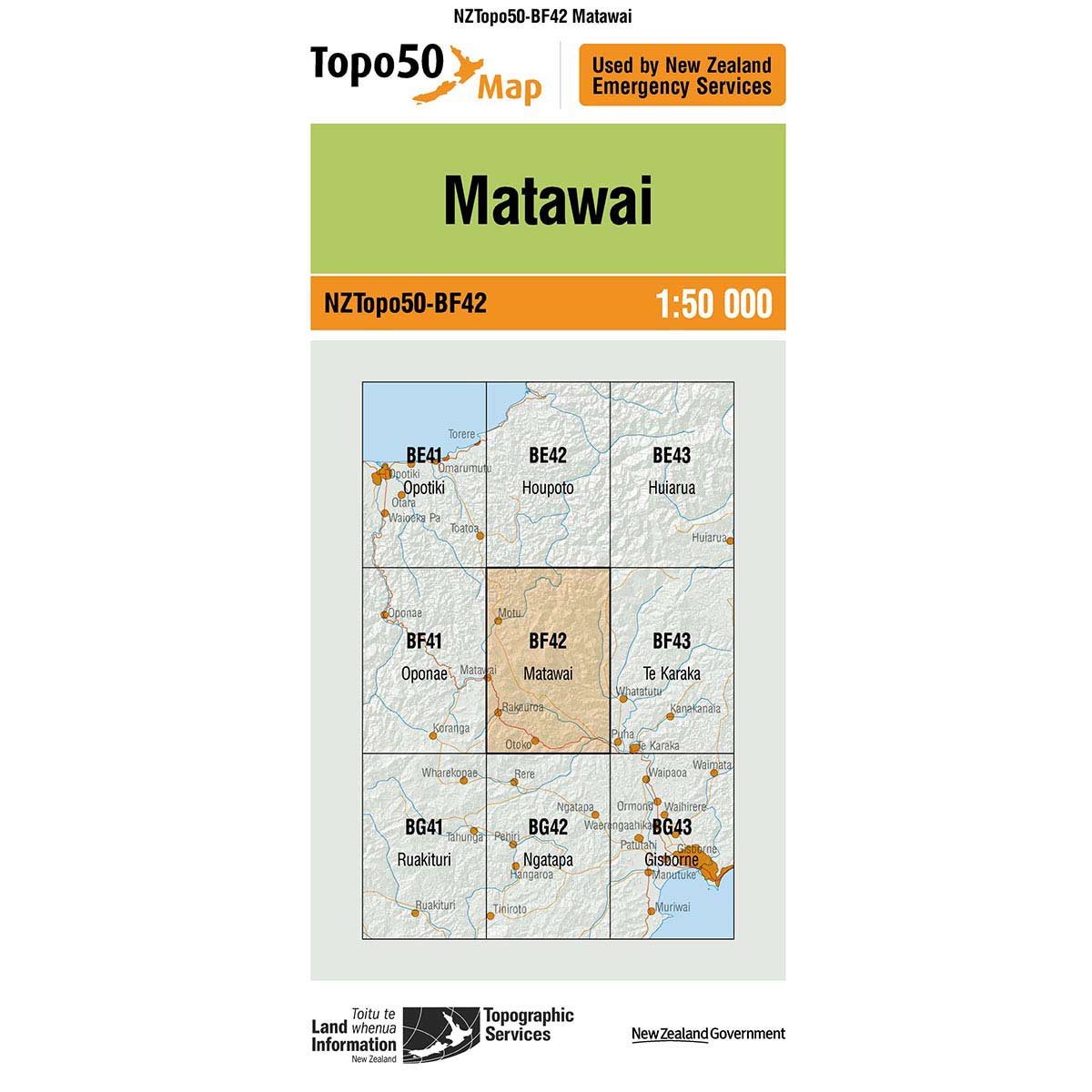 Topo50 BF42 Matawai