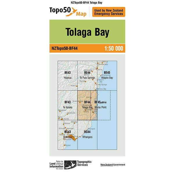 Topo50 BF44 Tolaga Bay