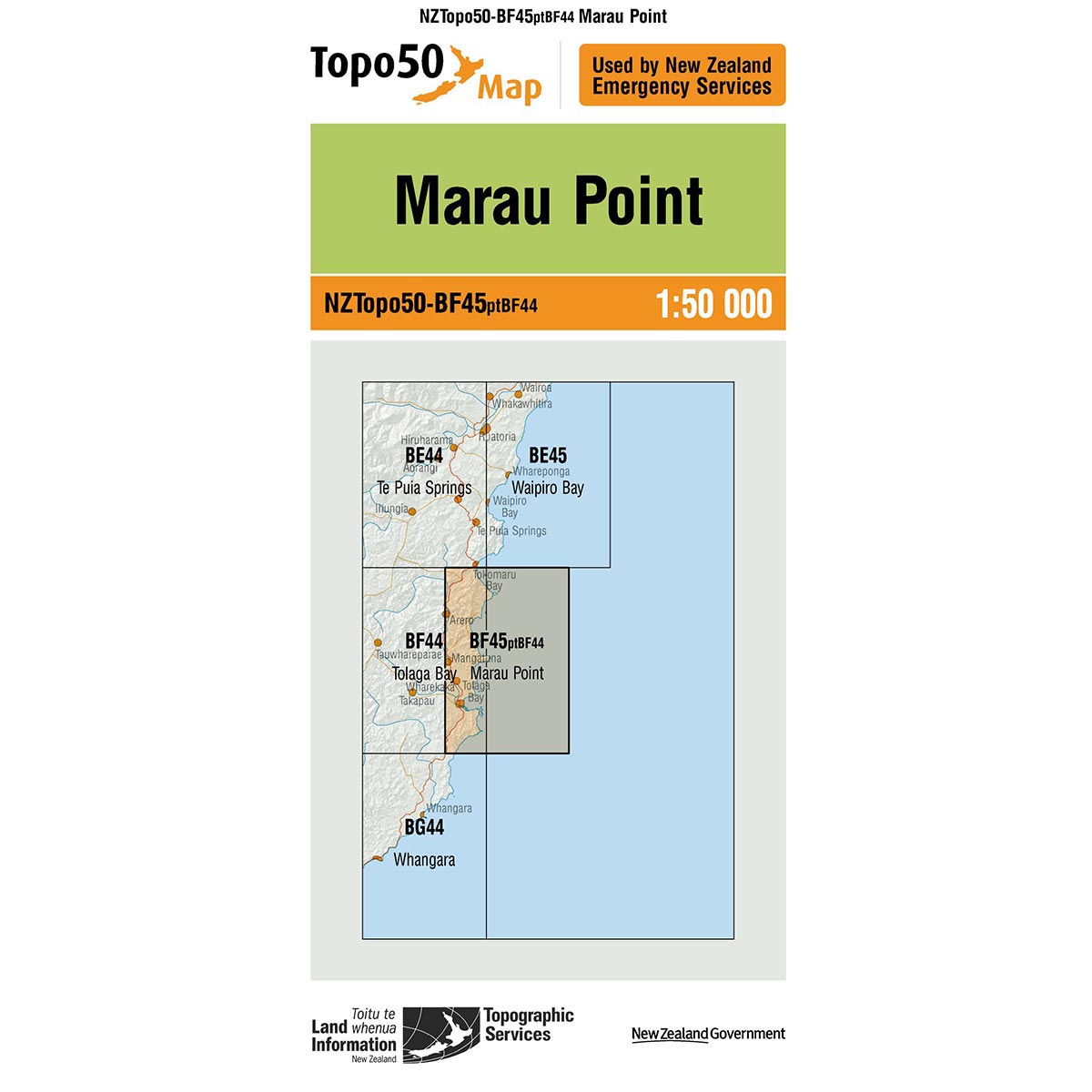 Topo50 BF45 Marau Point