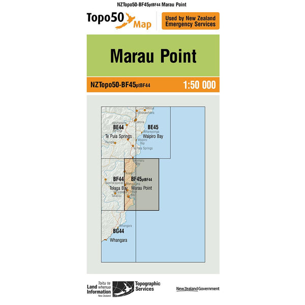 Topo50 BF45 Marau Point