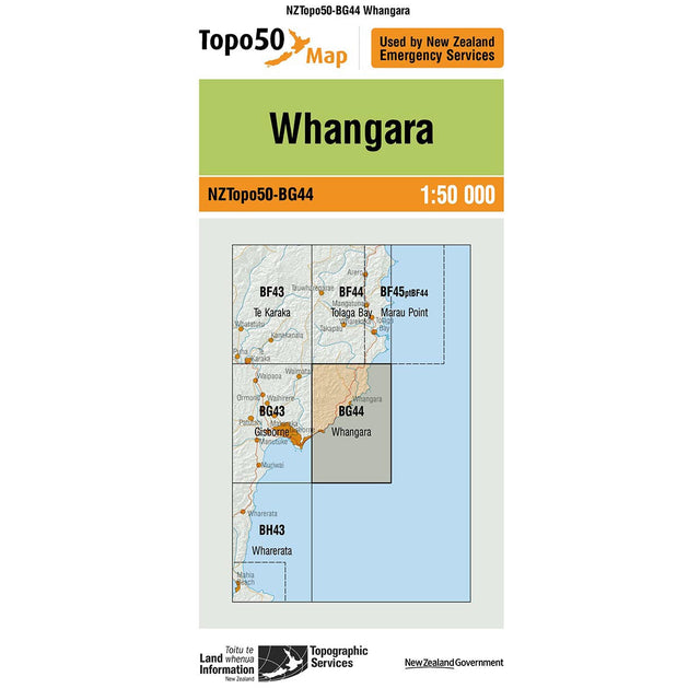 Topo50 BG44 Whangara