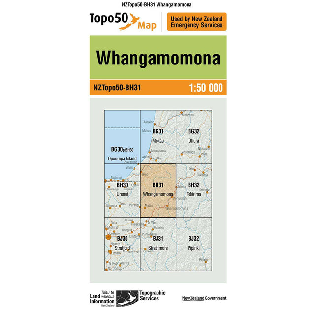 Topo50 BH31 Whangamomona