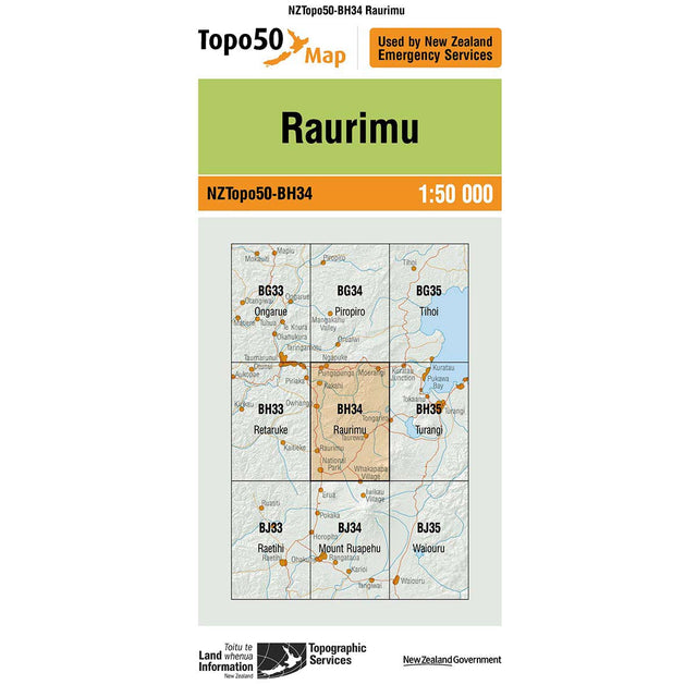 Topo50 BH34 Raurimu