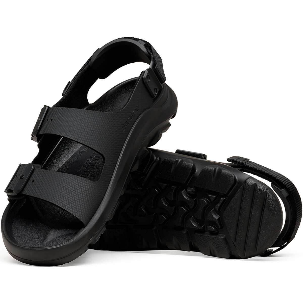 Apex Black, pair, 3/4 top and sole views