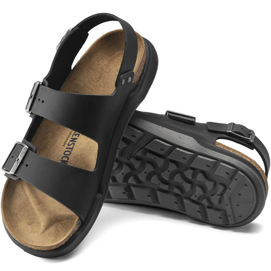 Milano Crosstown Oiled Leather Men's Sandals