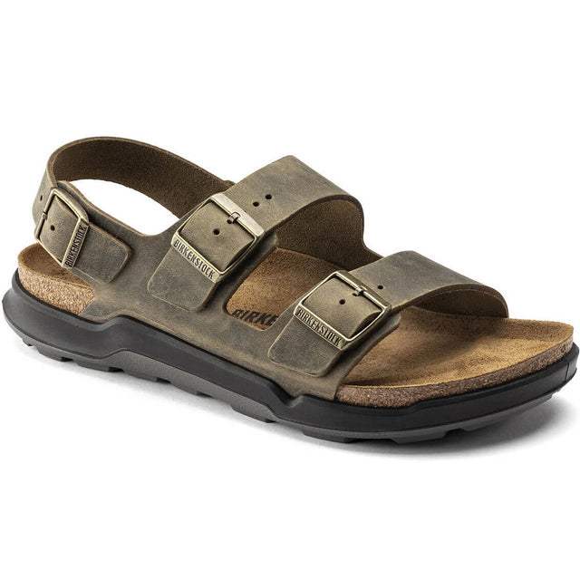 Milano Crosstown Oiled Leather Men's Sandals