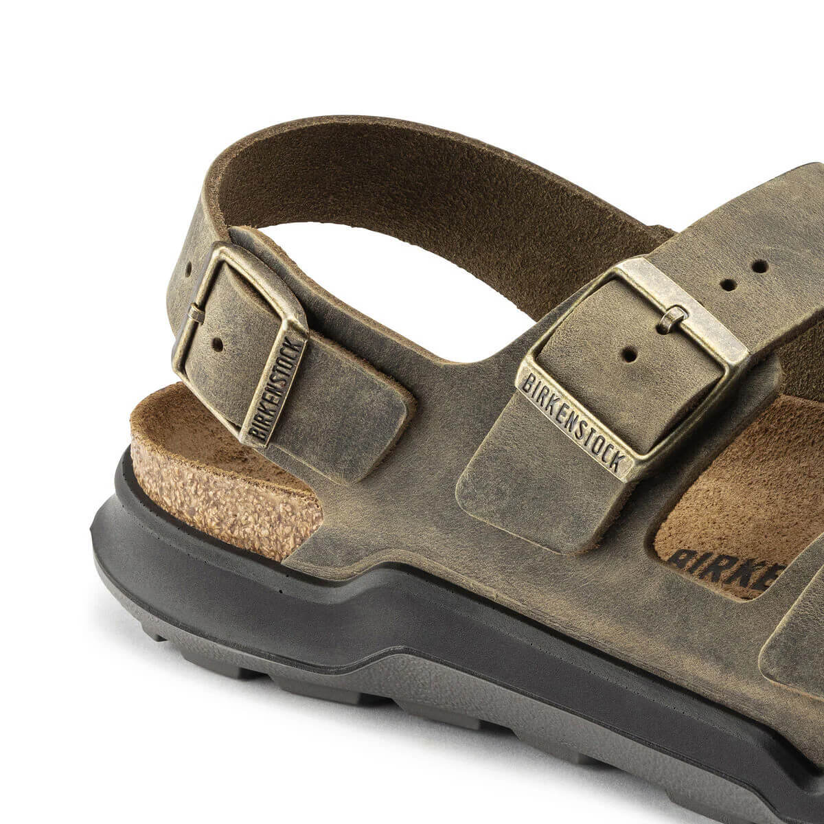 Milano Crosstown Oiled Leather Men's Sandals