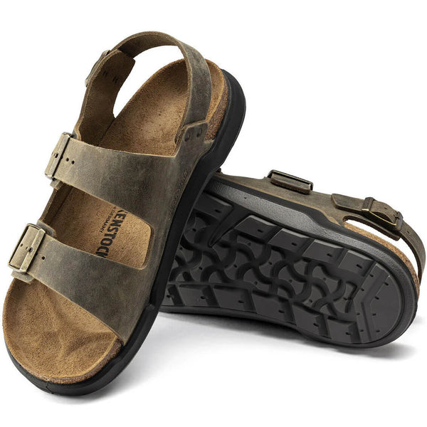 Milano Crosstown Oiled Leather Men's Sandals