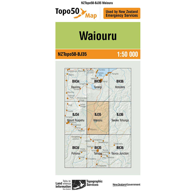 Topo50 BJ35 Waiouru