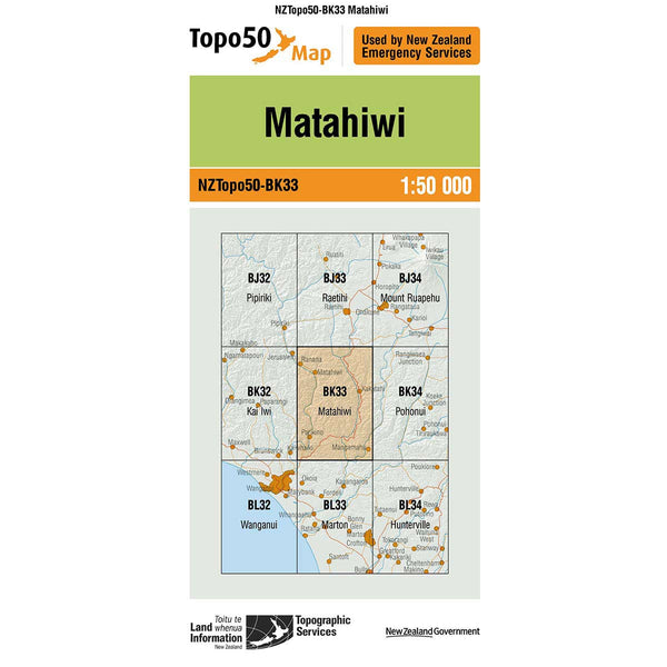 Topo50 BK33 Matahiwi