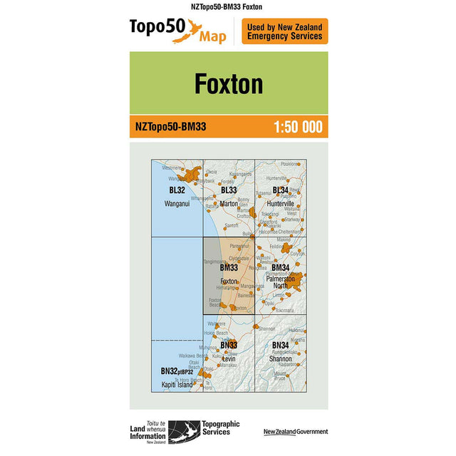 Topo50 BM33 Foxton