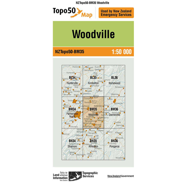 Topo50 BM35 Woodville