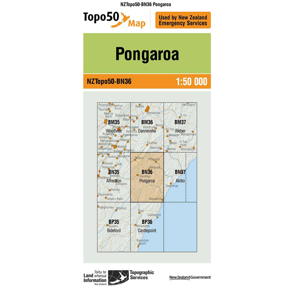 Topo50 BN36 Pongaroa