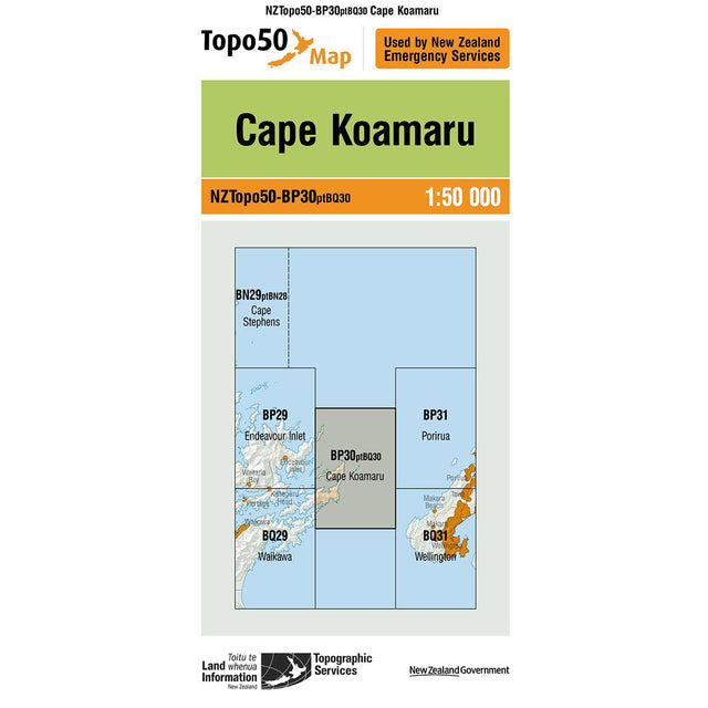 Topo50 BP30 Cape Koamaru