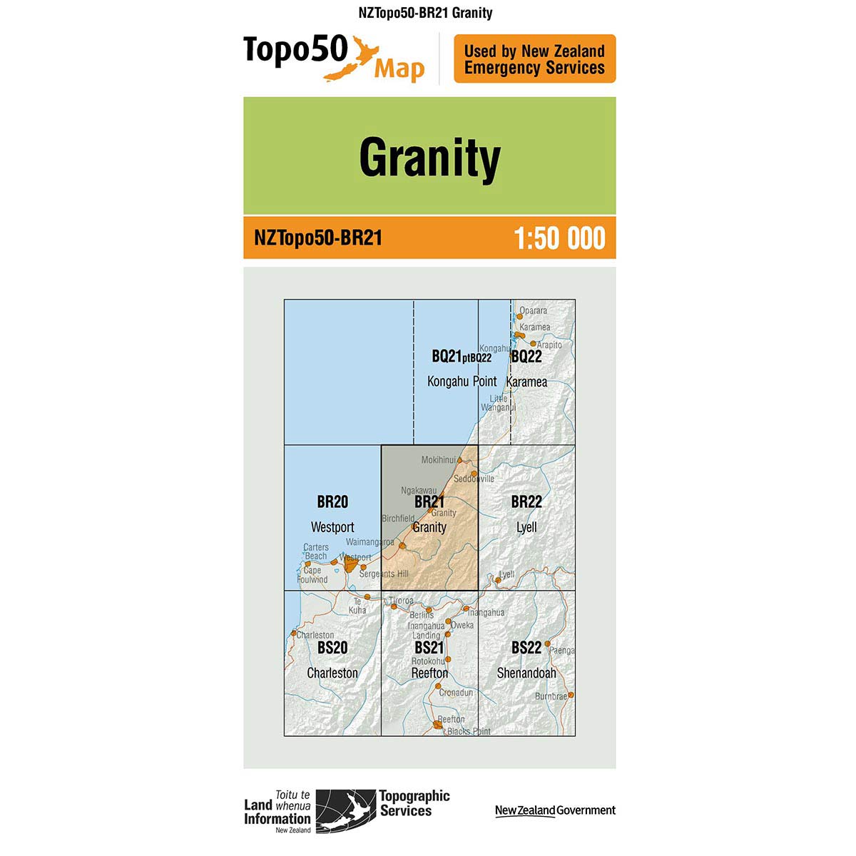 Topo50 BR21 Granity