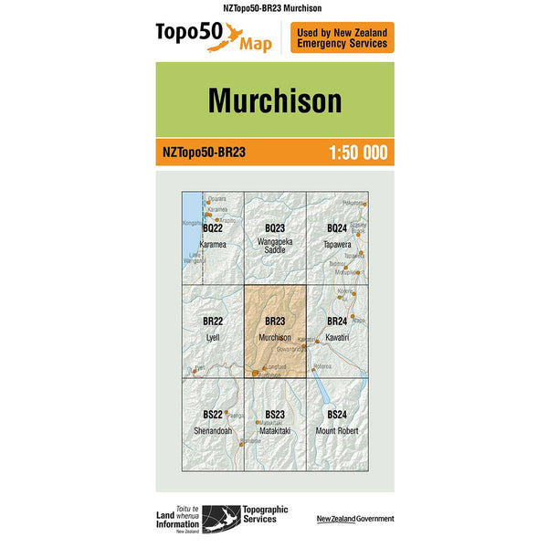Topo50 BR23 Murchison
