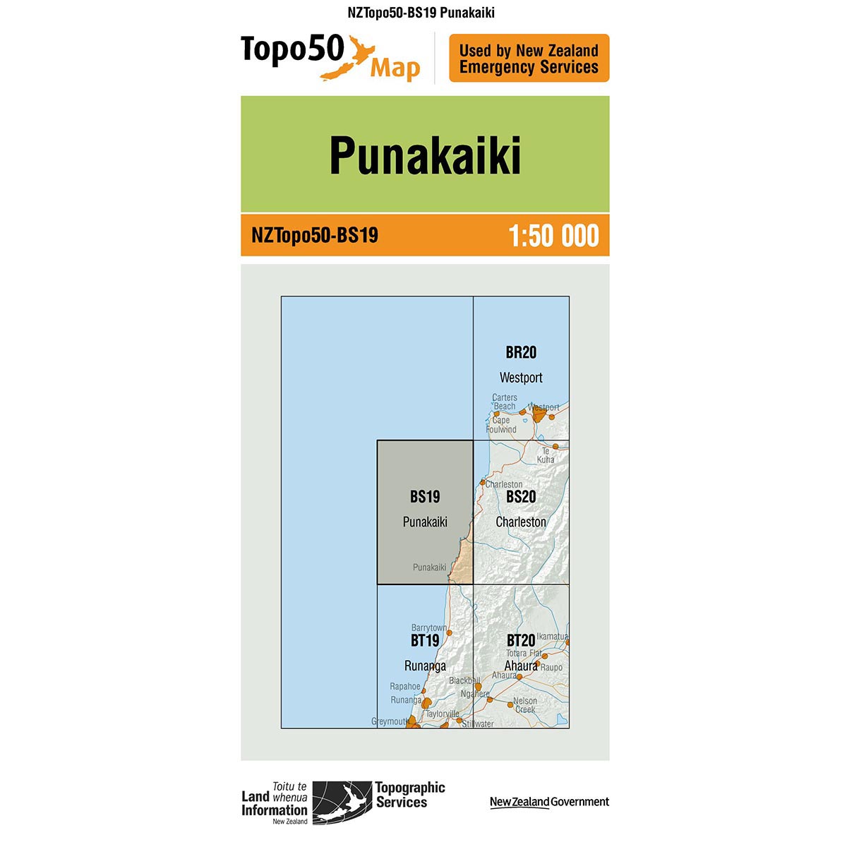 Topo50 BS19 Punakaiki