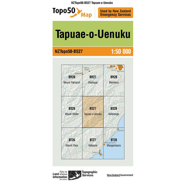 Topo50 BS27 Tapuae-O-Uenuku