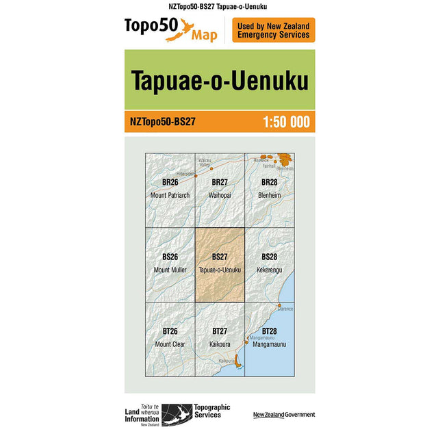 Topo50 BS27 Tapuae-O-Uenuku
