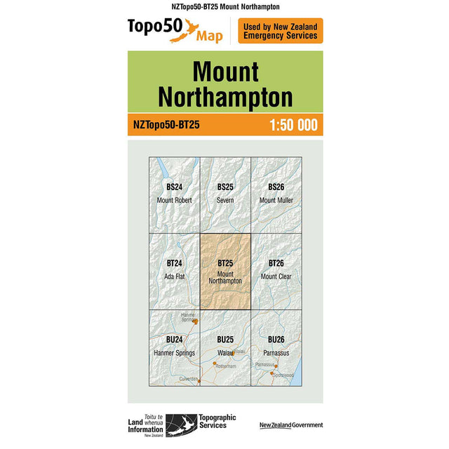 Topo50 BT25 Mount Northampton