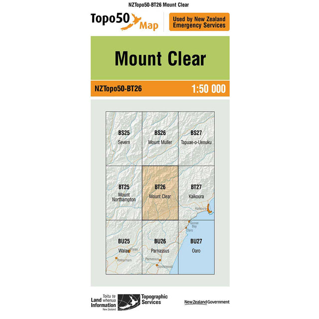 Topo50 BT26 Mount Clear