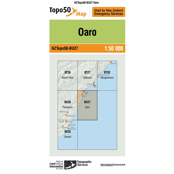 Topo50 BU27 Oaro