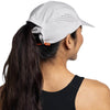 Acro Birch Grey, 3/4 back view on female model