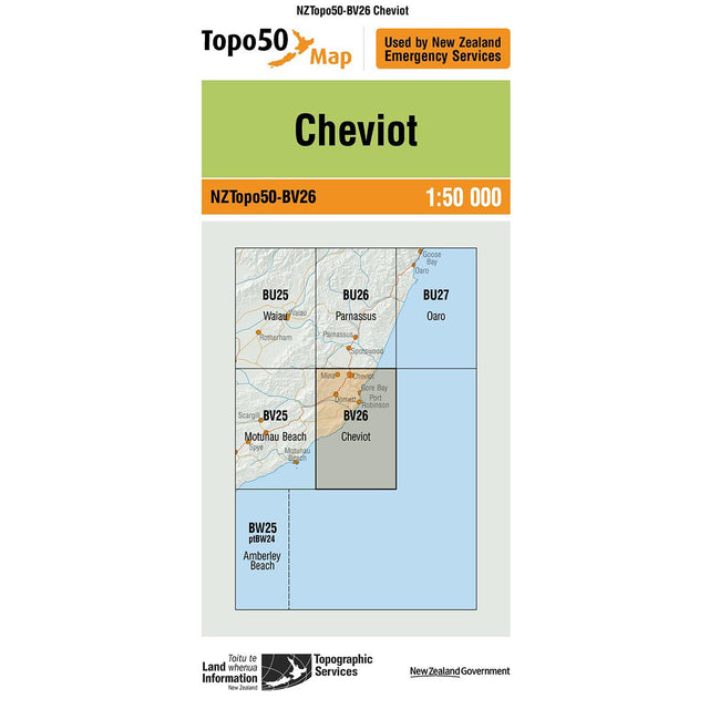 Topo50 BV26 Cheviot