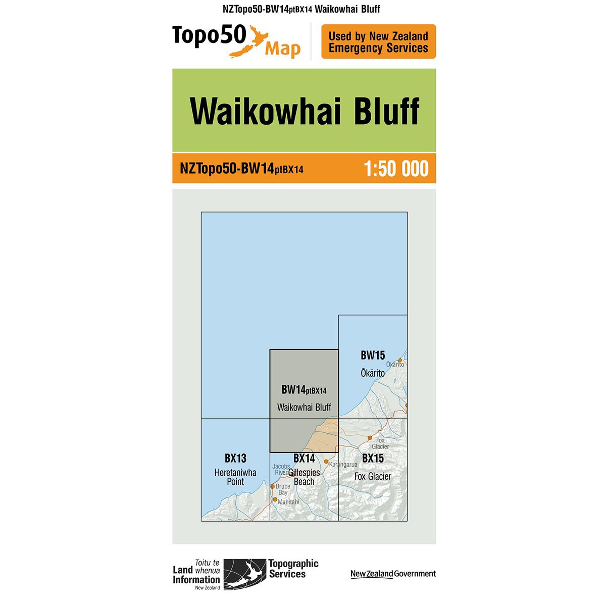 Topo50 BW14 Waikowhai