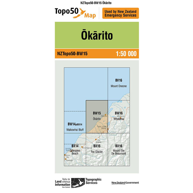 Topo50 BW15 Okarito