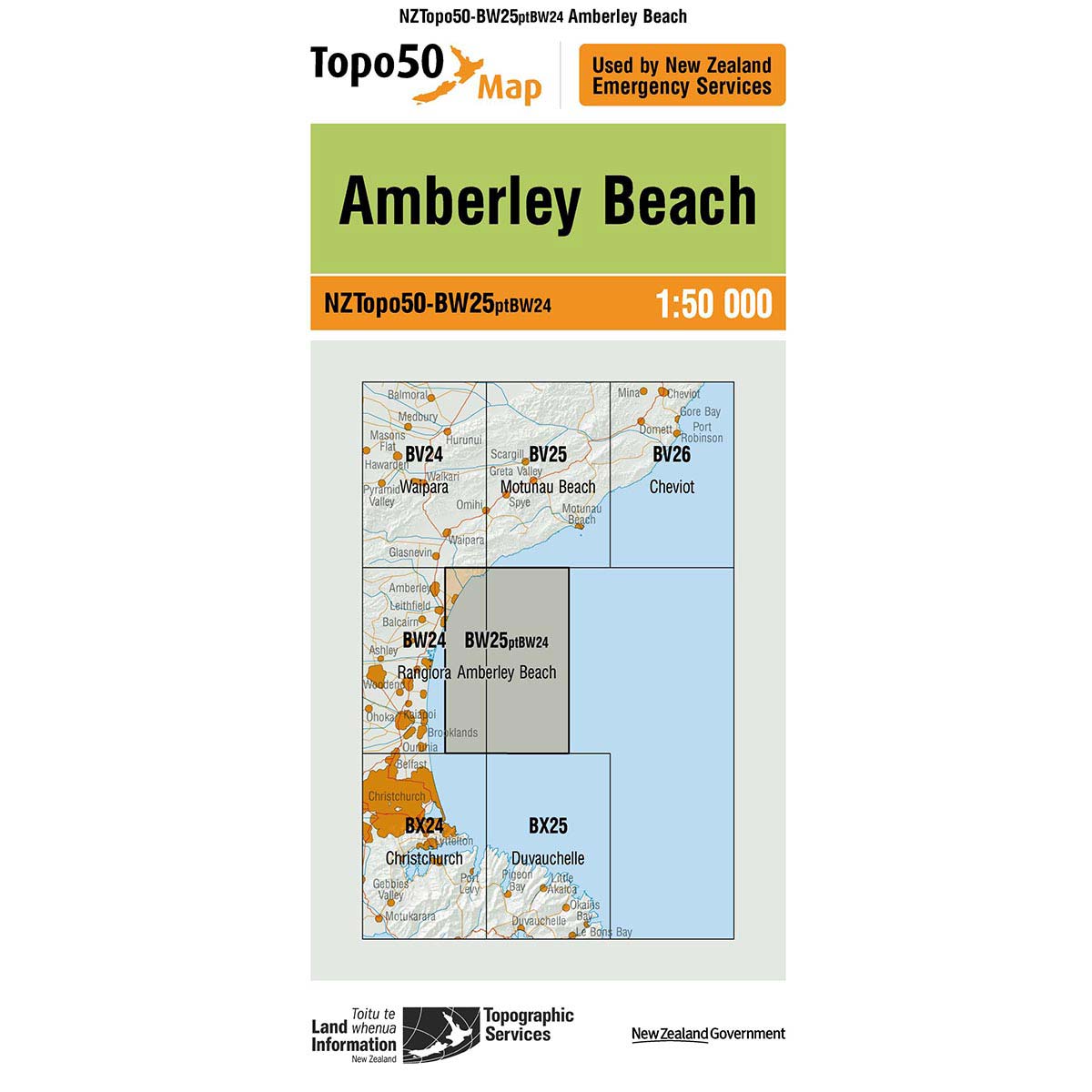Topo50 BW25 Amberley Beach
