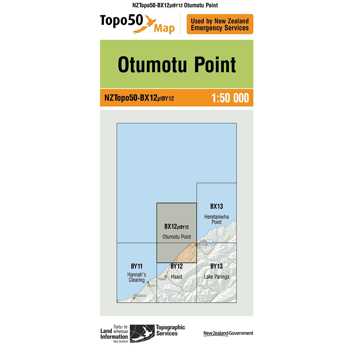 Topo50 BX12 Otumotu Point