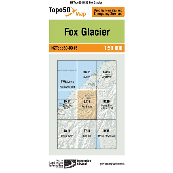 Topo50 BX15 Fox Glacier