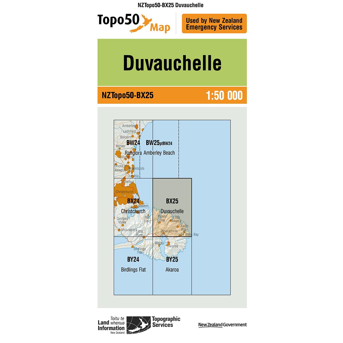 Topo50 BX25 Duvauchelle