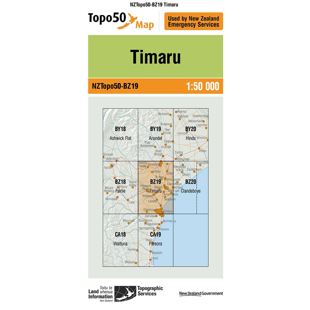 Topo50 BZ19 Timaru