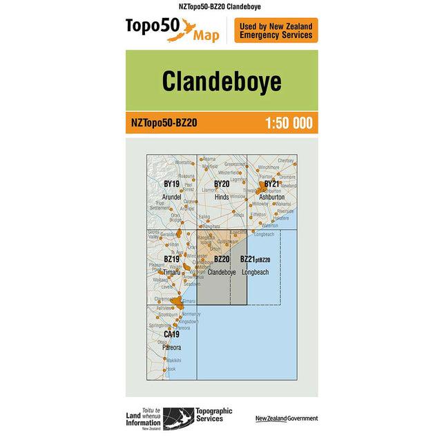 Topo50 BZ20 Clandeboye