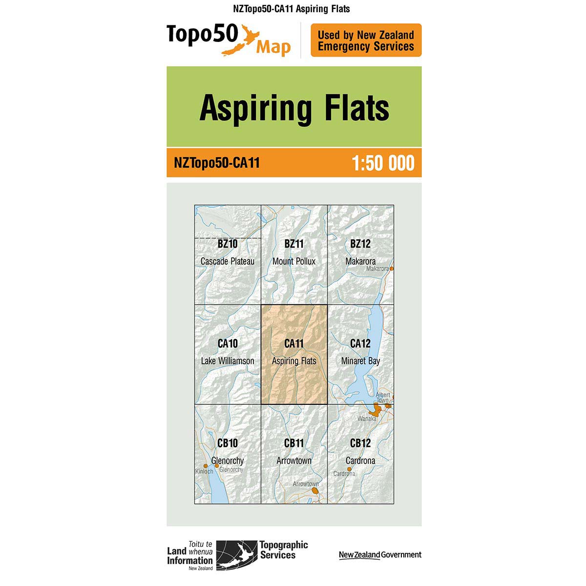 Topo50 CA11 Aspiring Flats