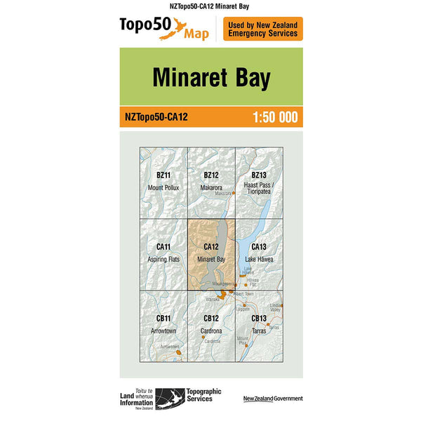 Topo50 CA12 Minaret Bay
