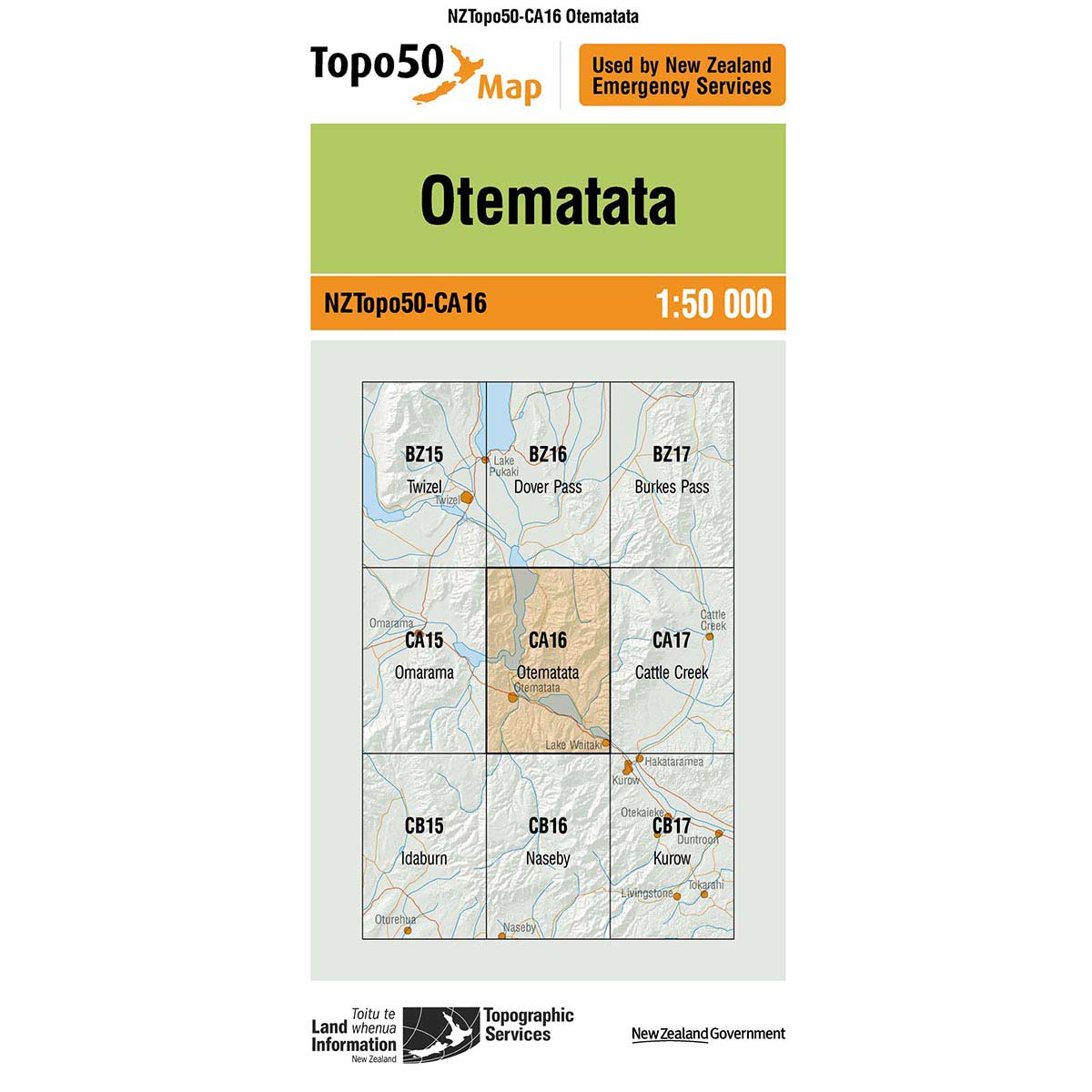 Topo50 CA16 Otematata