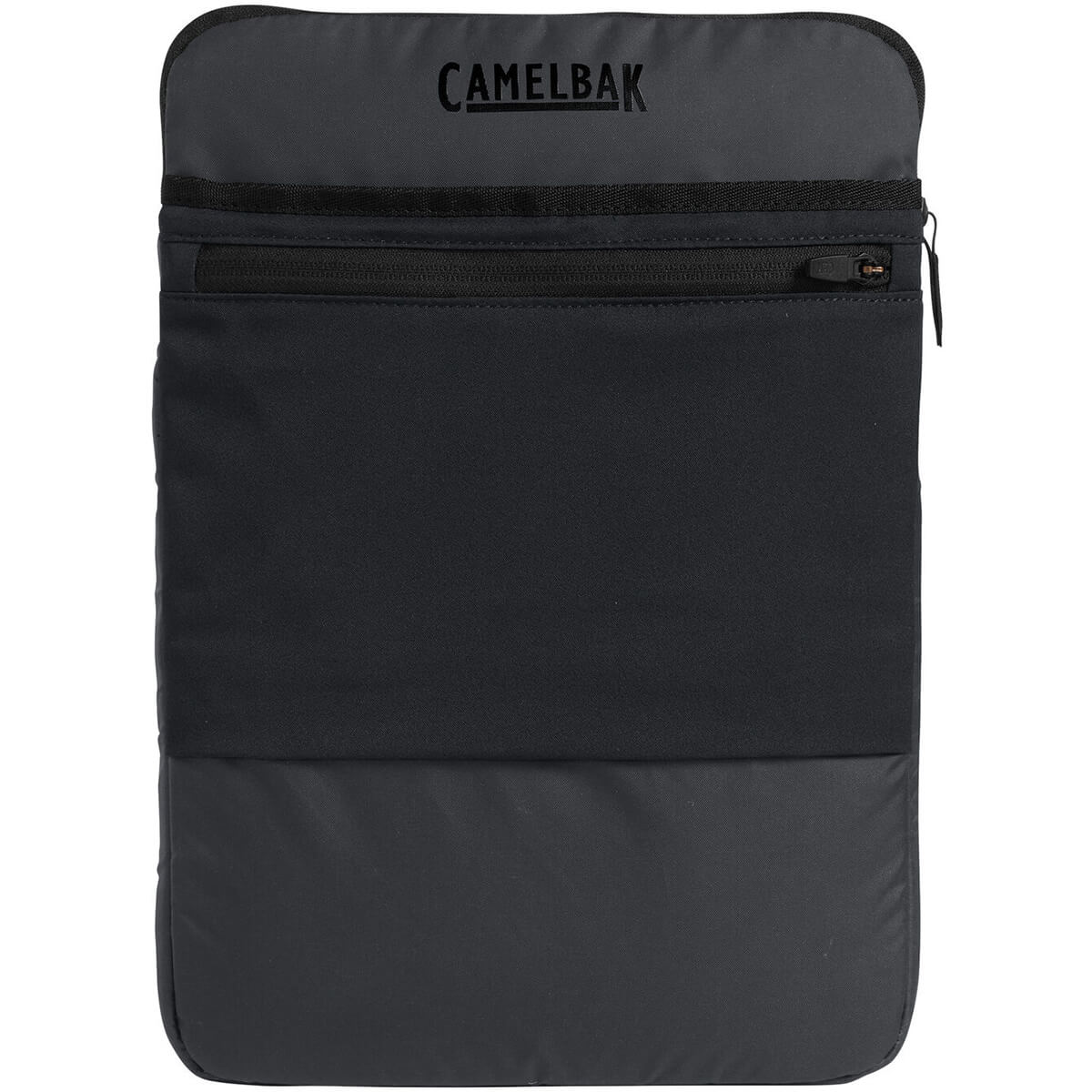 Black, laptop sleeve, front view